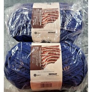 Bernat Blanket Yarn (2pk) -TWILIGHT Blue 10.5oz/300g 220 Yards